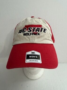 Fan Favorite NC State Wolfpack Two-Tone Red and Cream Baseball Cap